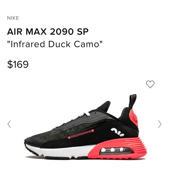 Nike Men's Air Max 2090 SP, "Infrared Duck Camo", size 11 - Picture 15 of 15